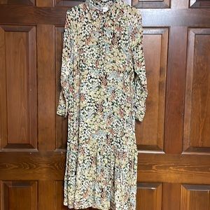 Hm midi shirt dress. Floral